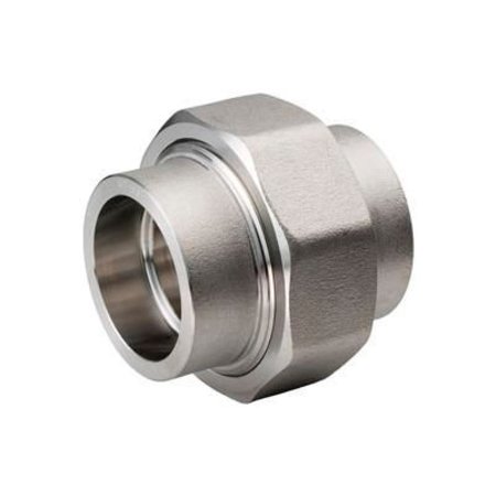 MERIT BRASS CO SS 316/316L Forged Pipe Fitting 1-1/2" Union Socket Weld SW3687D-24